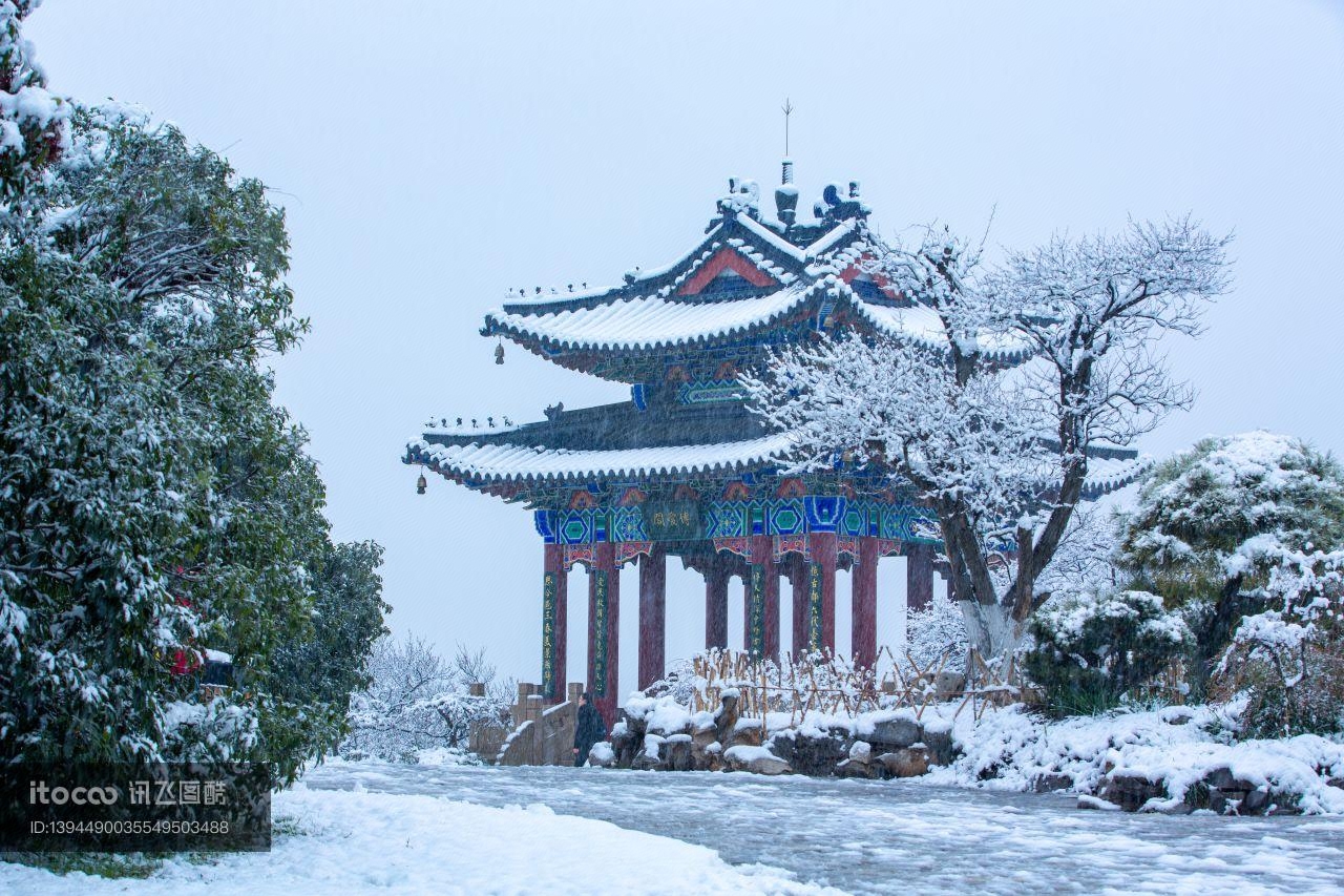 冬天,建筑,历史古迹