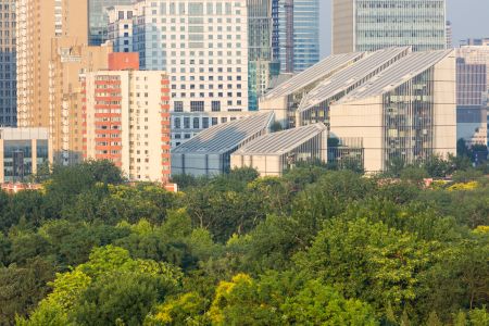 建筑,航拍,俯瞰,现代建筑,中国,北京,城镇,都市,森林,植物,树木