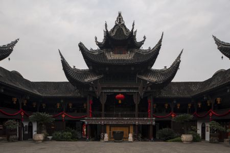 盐业历史博物馆,自贡,传统建筑,中国,四川,建筑,城镇