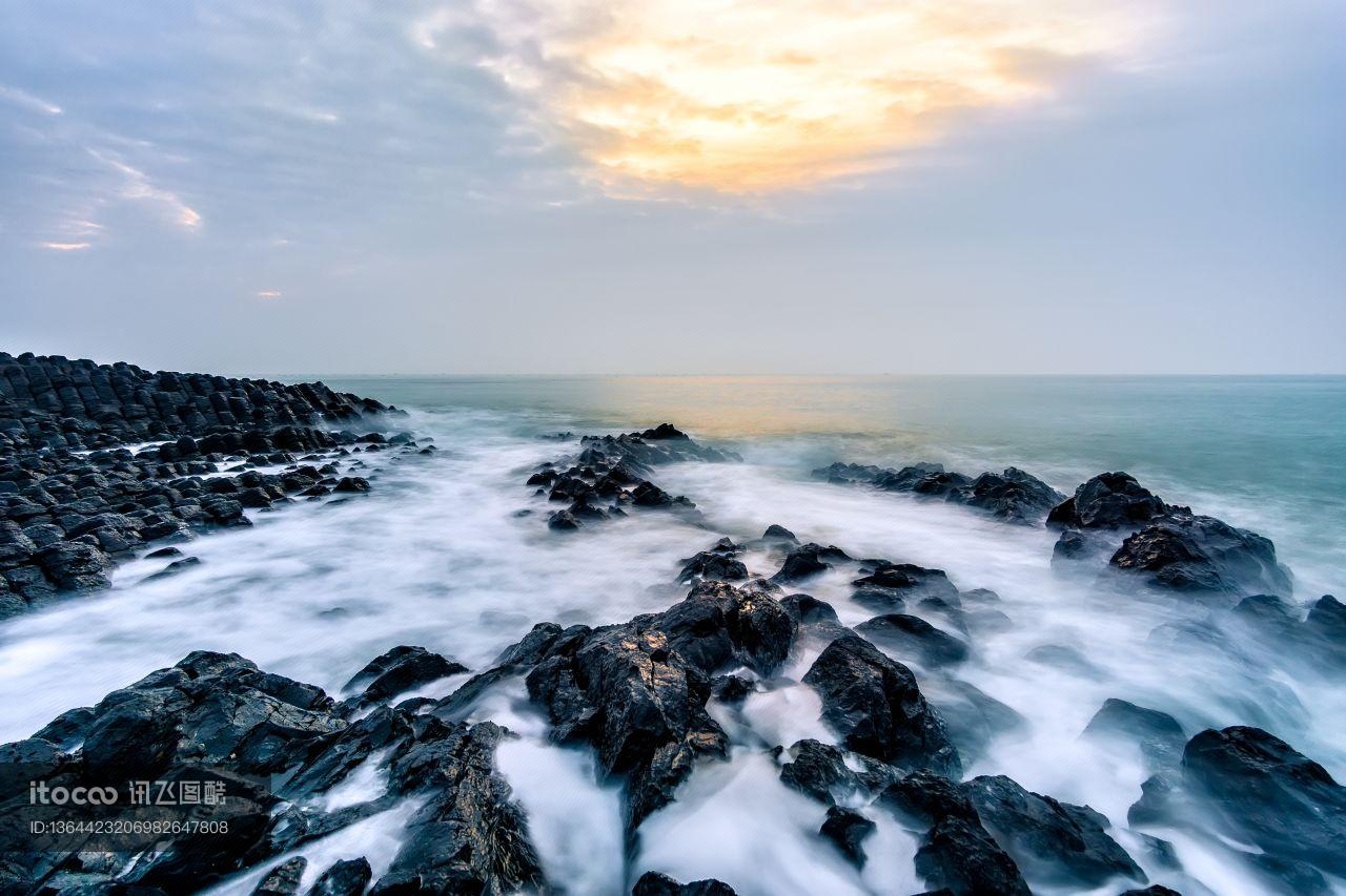 海洋,岩石,自然风光