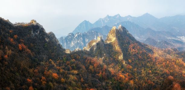 建筑,山峦,传统建筑,风景,自然风光,山川,天空