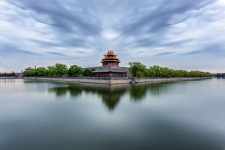 北京,建筑,景点,故宫,城镇,江河,天空