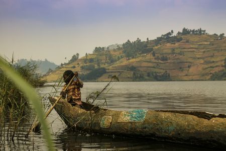 乌干达,划船,自然风光,人像,江河,湖泊,船,儿童