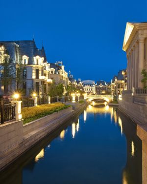 建筑,夜景摄影,都市夜景,建筑夜景,城镇,天空,桥,道路,夜晚,植物,树叶,树木