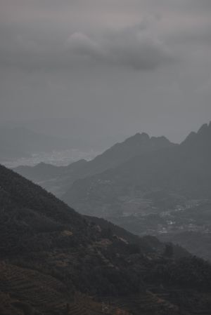 自然风光,山川,天空,雾