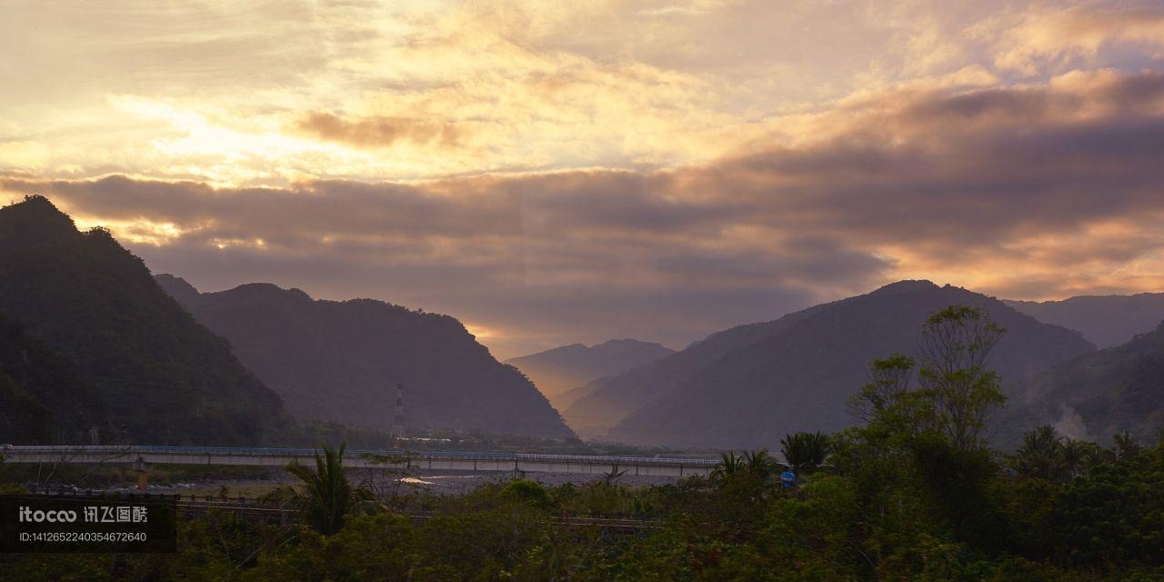 自然风光,山川,天空