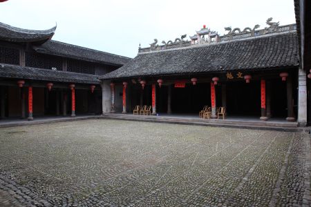 城镇,建筑,宁波,前童古镇,中国,浙江