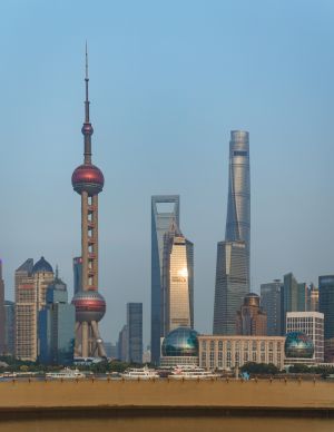 现代建筑,城镇,都市,建筑,建筑夜景,上海外滩,江河