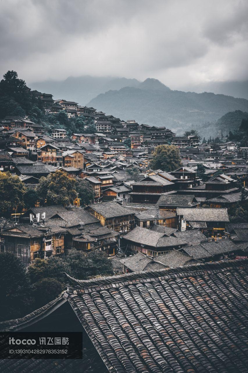 建筑,俯瞰,航拍