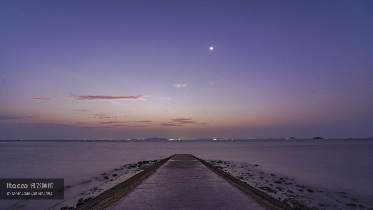 天空,道路,海港