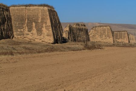 文明遗迹,戈壁,中国,大同,得胜堡,山西,自然风光