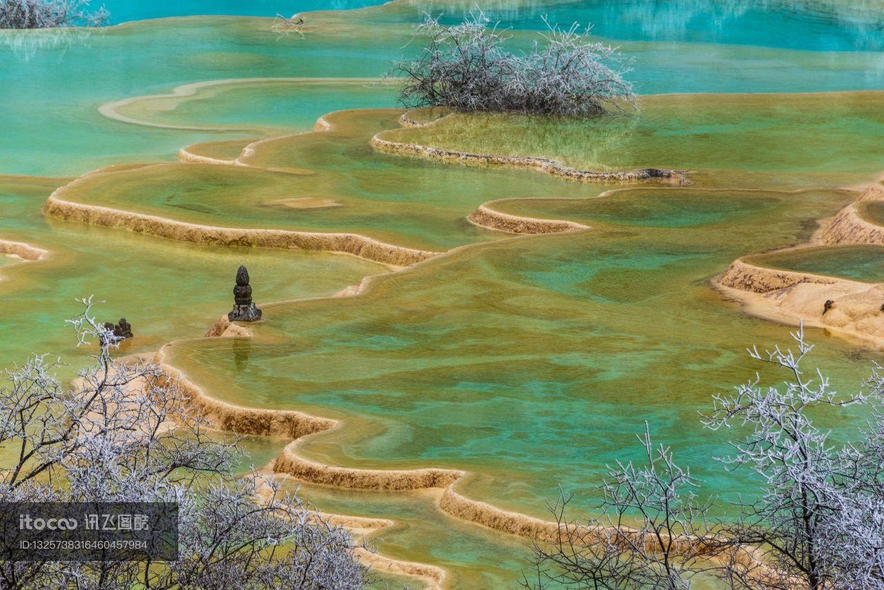 自然风光,湖泊,九寨沟