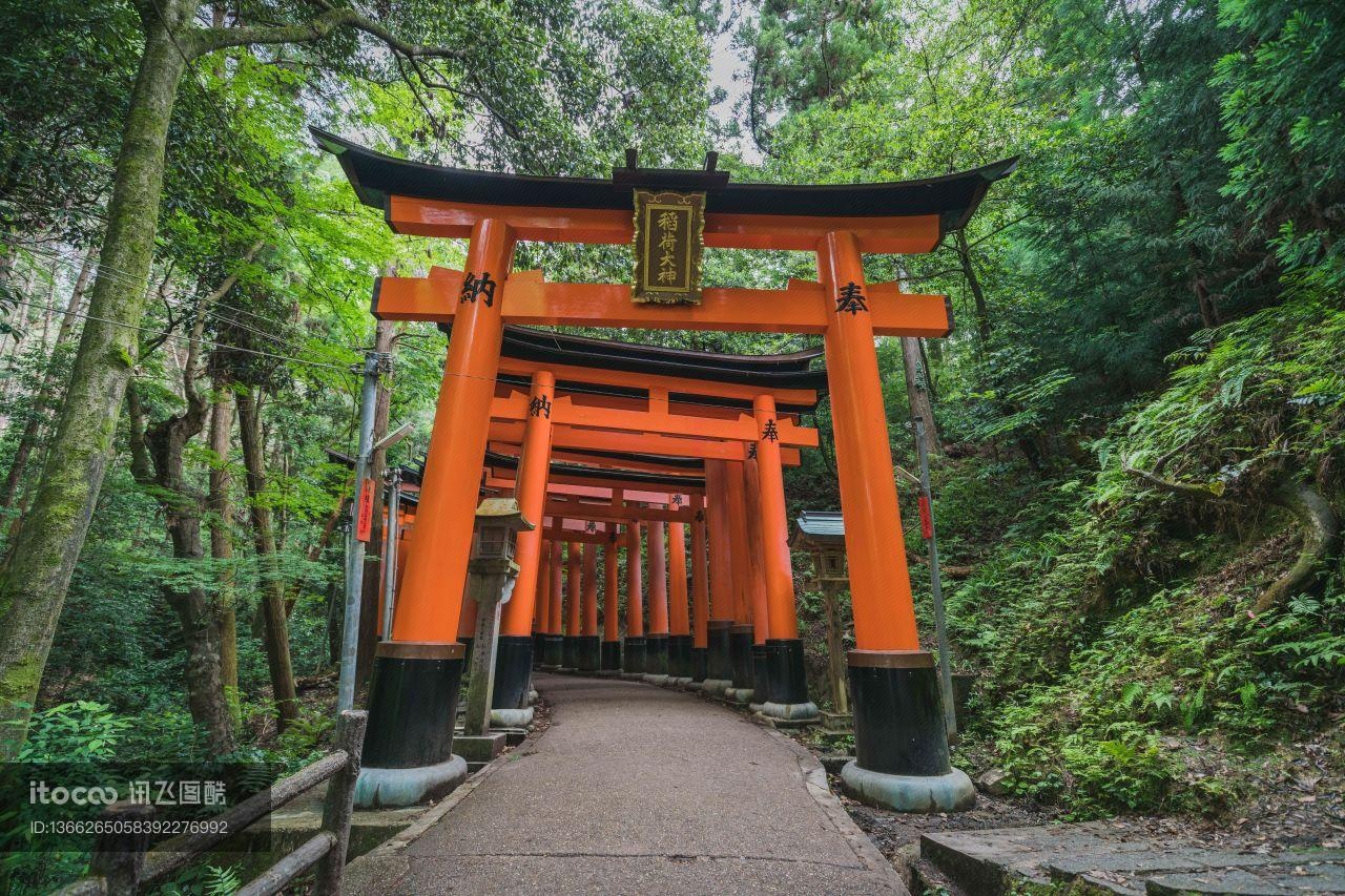 建筑,景点,千本鸟居