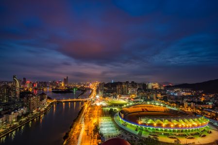 建筑夜景,夜景照明,都市夜景,夜景摄影,生活工作,天空