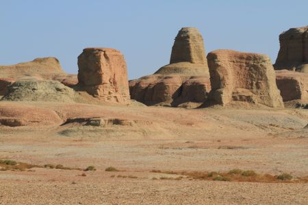 历史古迹,戈壁,自然风光,天空