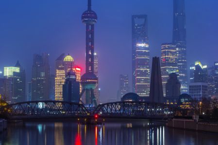 建筑夜景,都市夜景,建筑,城镇,都市,夜景照明,自然风光,上海,现代建筑,上海外滩