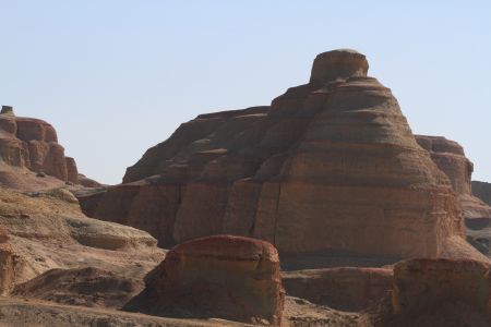 历史古迹,戈壁,自然风光,天空