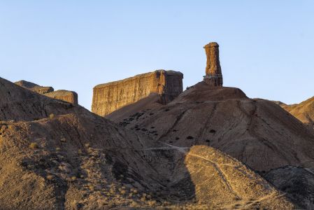 黄土高原,建筑,城镇,历史古迹,中国,山西,大同