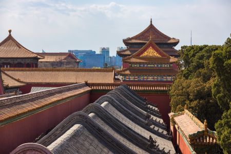 建筑,北海公园,故宫,传统建筑,城镇,中国,北京,历史古迹,宫殿,城楼