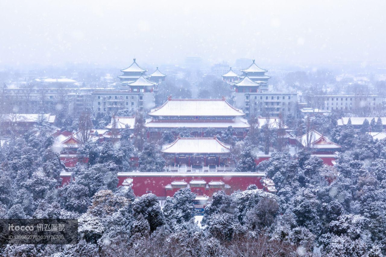 冬天,建筑,中国