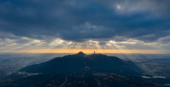 自然风光,天空,山峦,山川,海岛