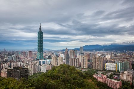 夜景照明,建筑夜景,现代建筑,台北,建筑,城镇,都市,中国,台湾