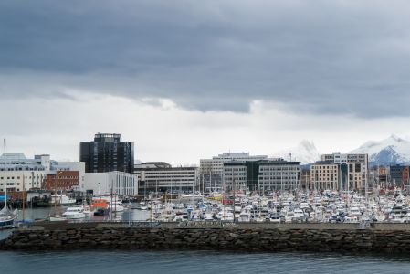 城镇,建筑,乌云,天空