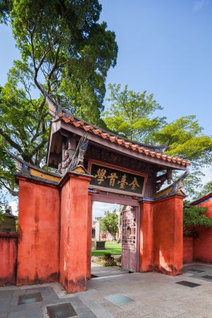 传统建筑,中式传统建筑,台中,建筑,城镇,宗教文化,台湾,中国