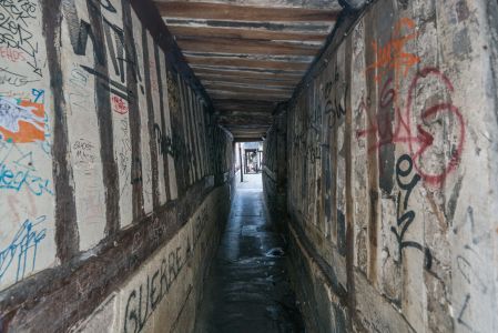 现代建筑,法国,建筑,巷道,国外,城镇