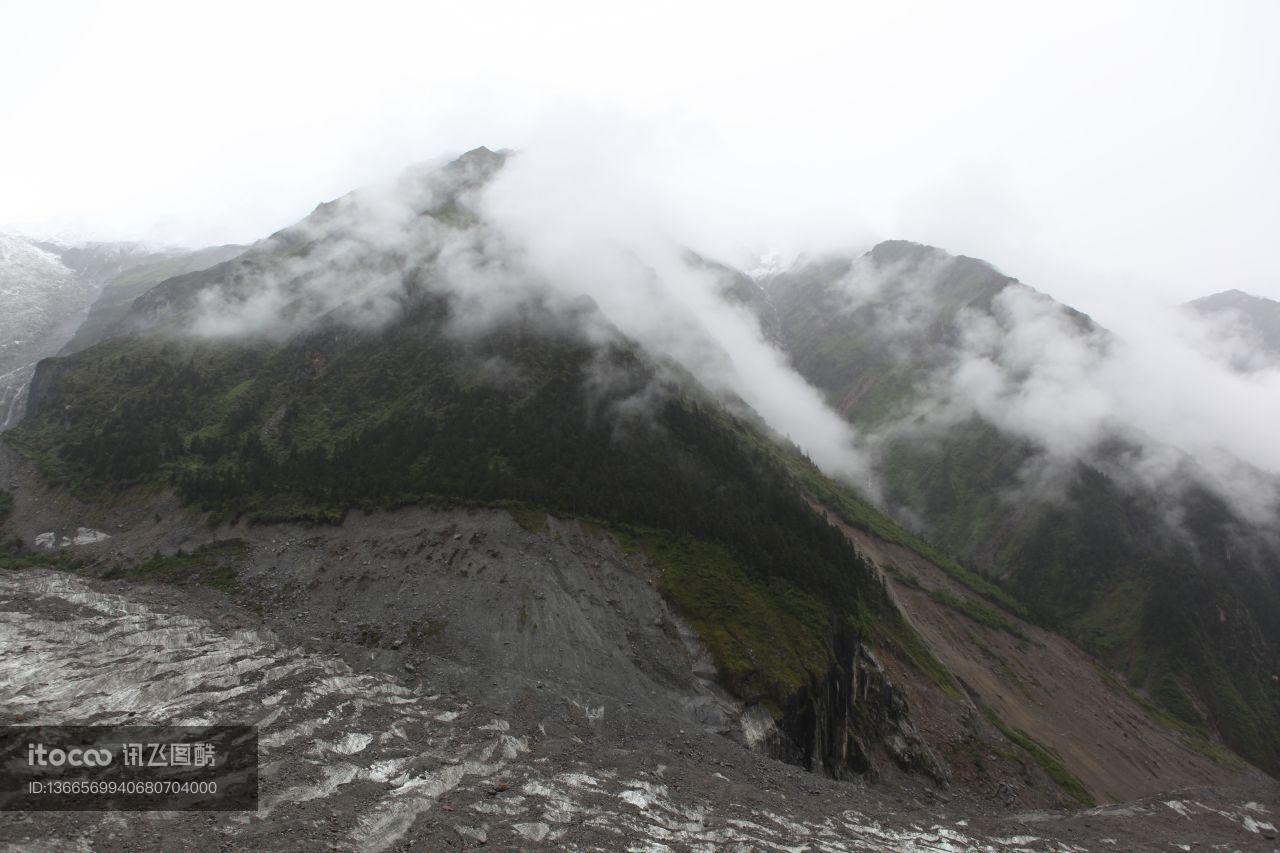 雪山,山川,中国