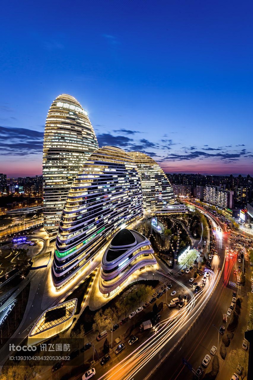 建筑,现代建筑,建筑夜景