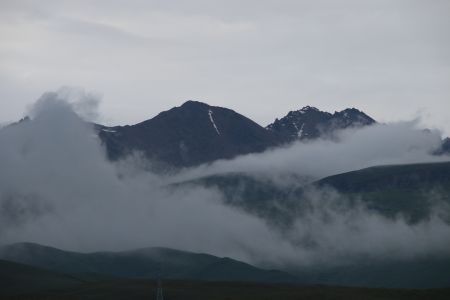 自然风光,山川,雾,新疆