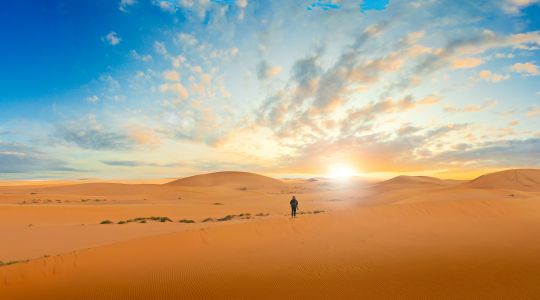 沙漠,自然风光,天空