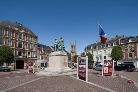 法国,街道,建筑,国外,城镇,雕像