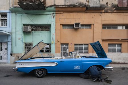 交通工具,汽车,国外,古巴,城镇,建筑