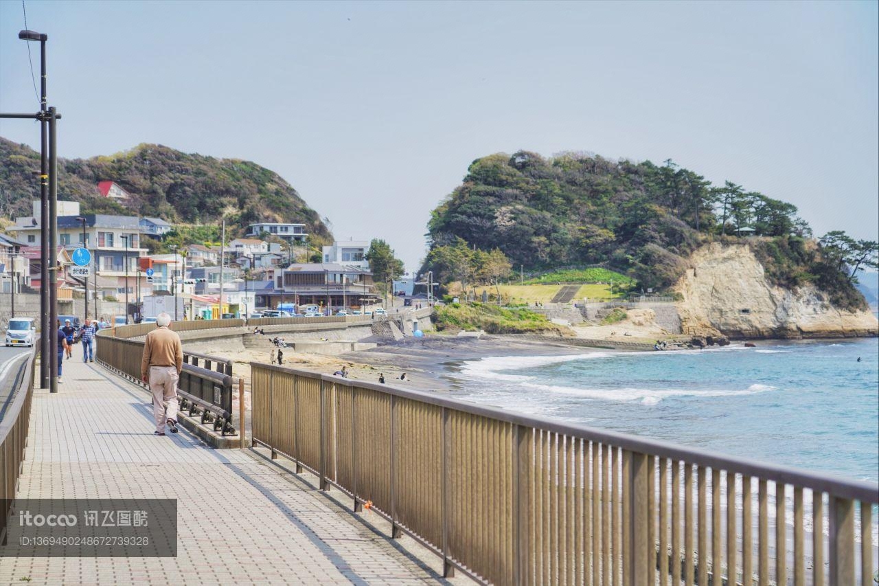 海洋,道路,山川