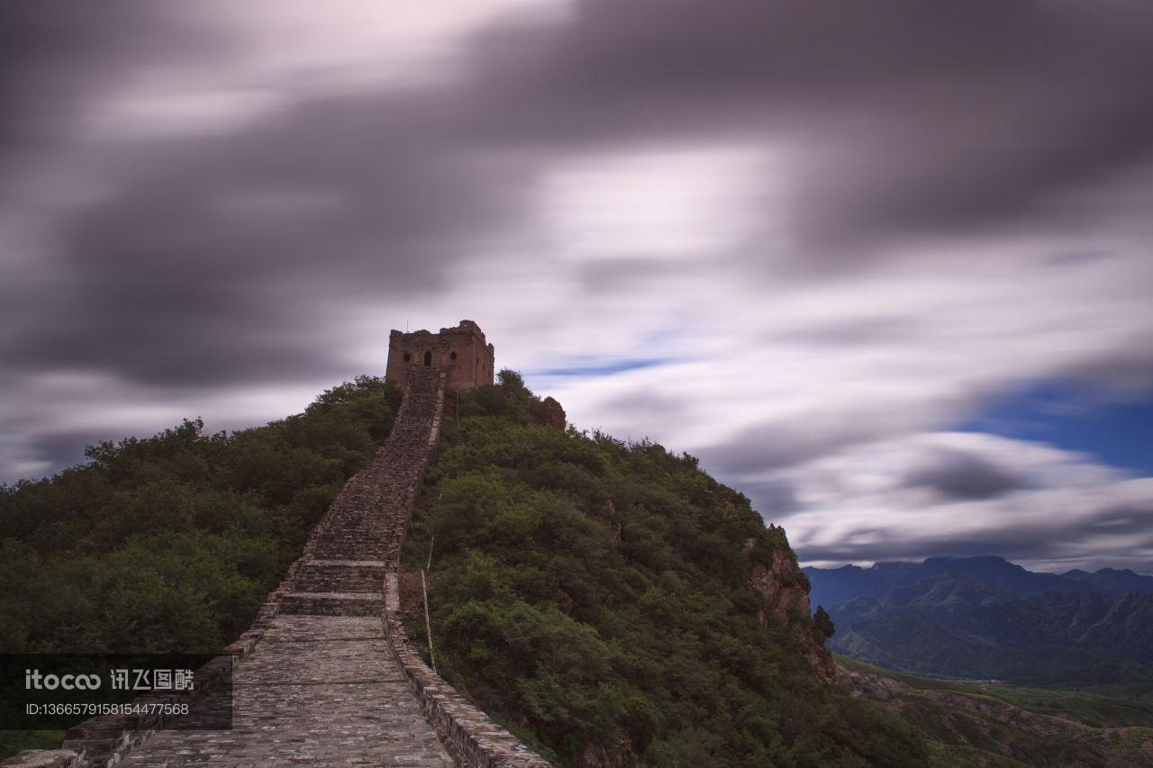 长城,建筑,传统建筑