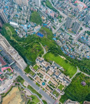 城镇,建筑,都市,道路,城市道路,航拍,俯瞰