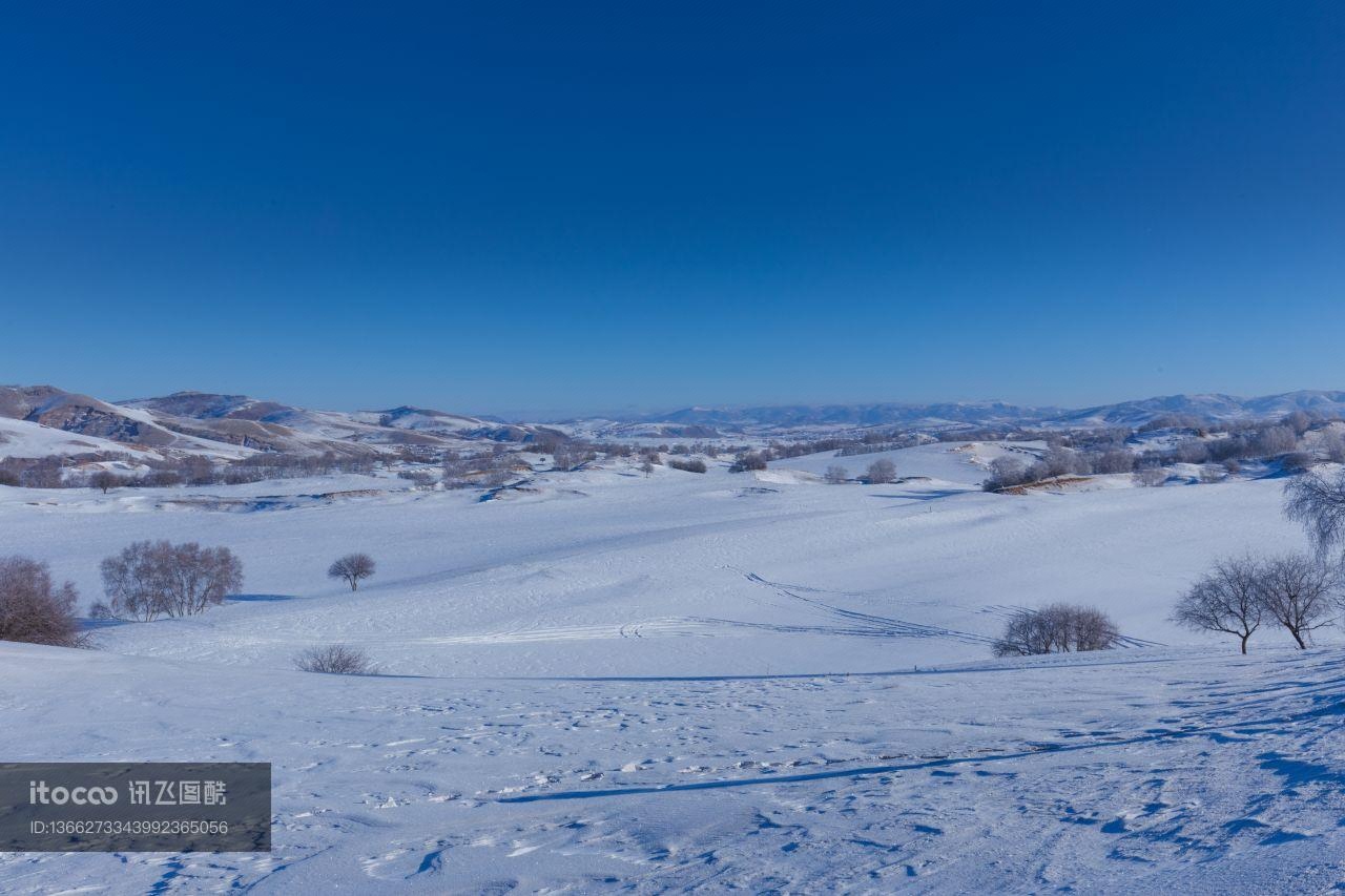 冰雪,山峦,湖泊