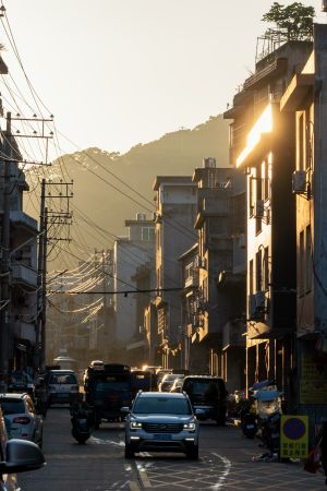 建筑,汽车,城市道路,全景,道路,交通工具,城镇