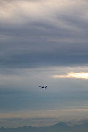 天空,自然图像,自然风景,飞机,自然风光,全景,交通工具,白云,日落,生活工作