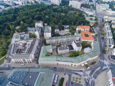 鸟瞰图,城镇,都市,建筑,国外,波兰,华沙