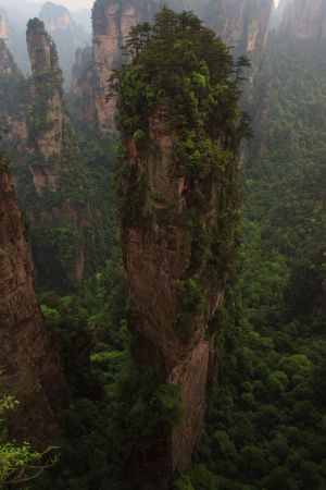 山川,峡谷,中国,张家界,森林,自然风光,湖南,天空