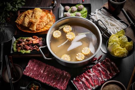 火锅,火锅配菜,特写,生活工作,美食,肉类,蔬菜