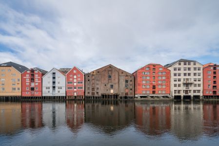 挪威,城镇,自然风光,海洋,湖泊,天空,建筑,国外