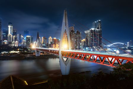 建筑,都市夜景,城市夜景,夜景摄影,城镇,都市,道路,桥,夜晚,航拍