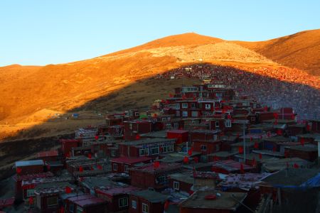 民居,建筑,自然风光,城镇,传统建筑,寺塔,四川,阿坝,色达