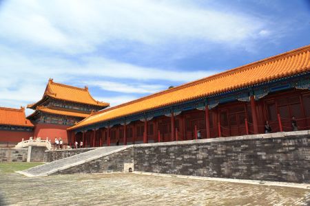 建筑,中国,故宫,北京,天空