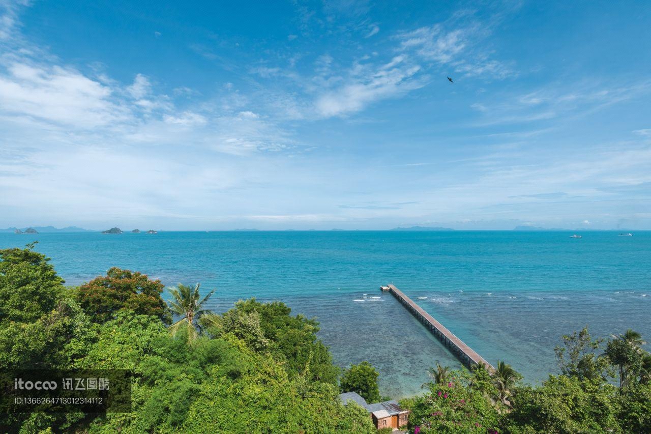 海洋,天空,海岸线