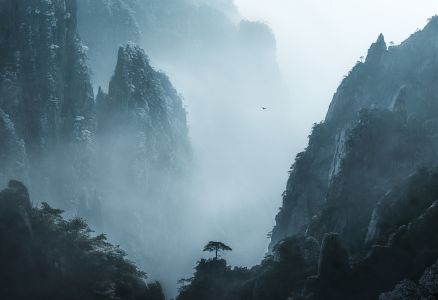 山峦,自然风景,云雾,气候气象,自然风光,天空